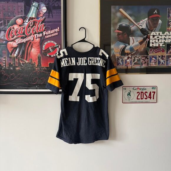 Vintage 70s Russell Athletic Joe Greene Jersey Tee - Picture 2 of 6